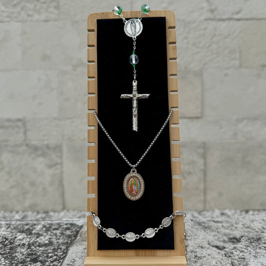 Kit Bajo tu Manto – Decenario, Collar y Pulsera